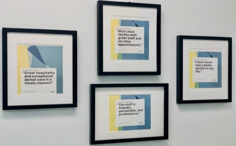 Google Reviews and customer feedback for dental office