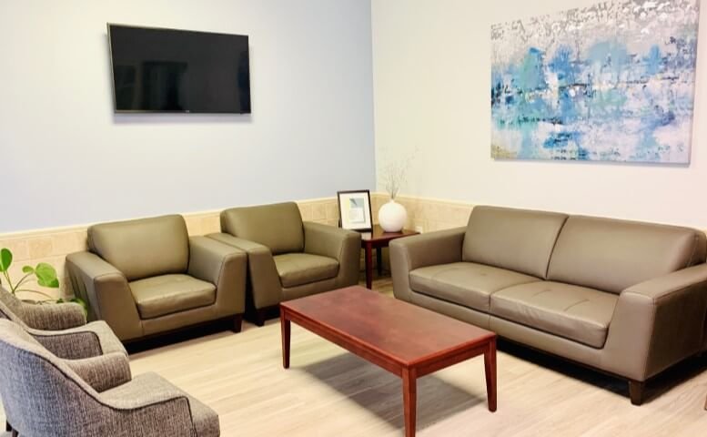 Patient waiting room at Dental Office